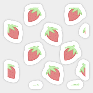 Strawberry Pattern Sticker